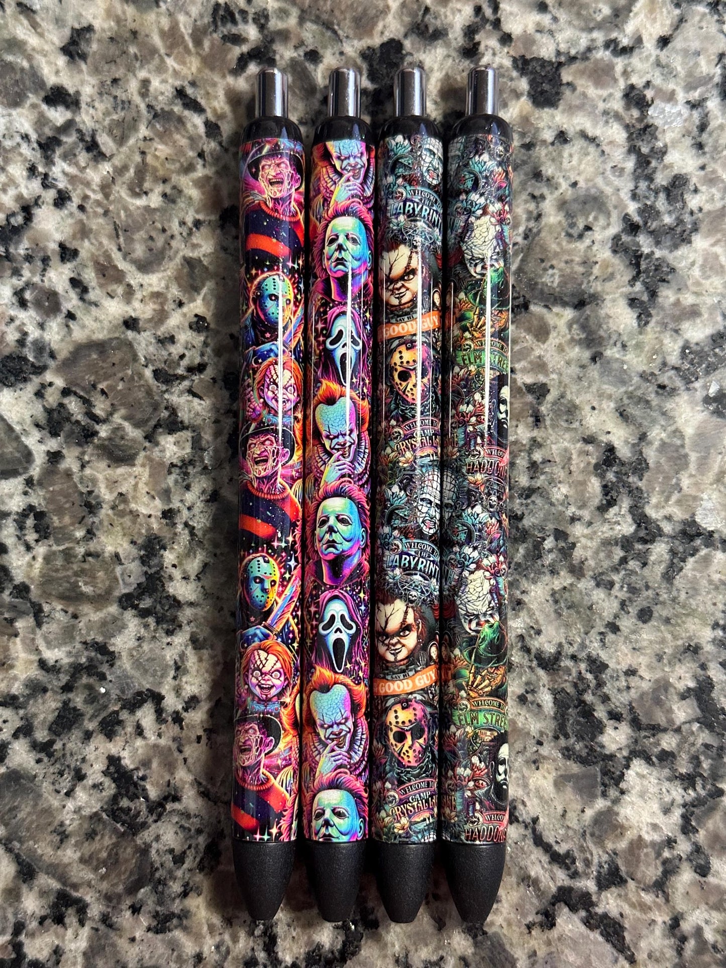 Horror Pens/ Refill ink gel pens/ Gel pens