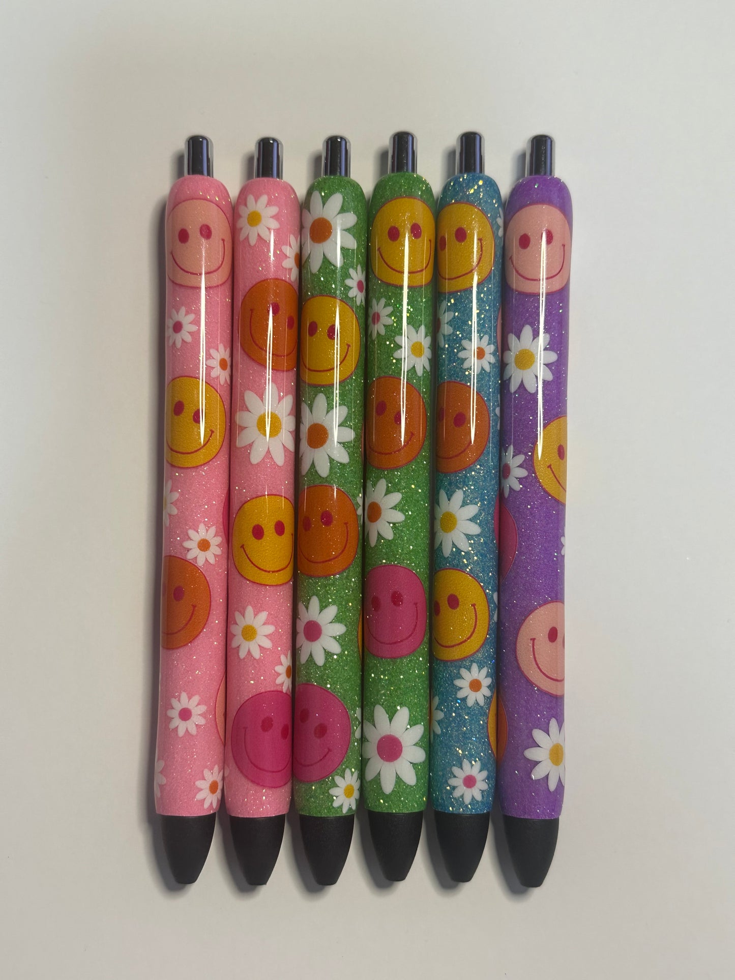 Smiley Face & Flower Pens