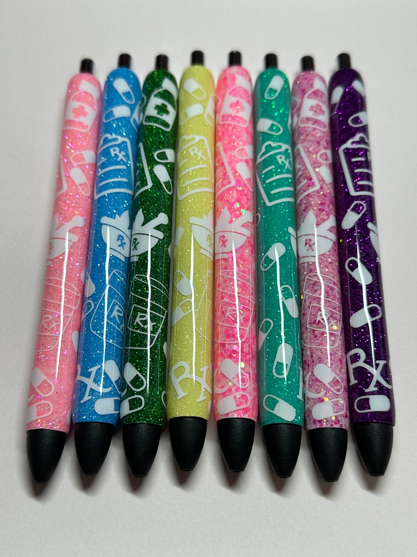 Pharmacy Doodle Glitter Pens