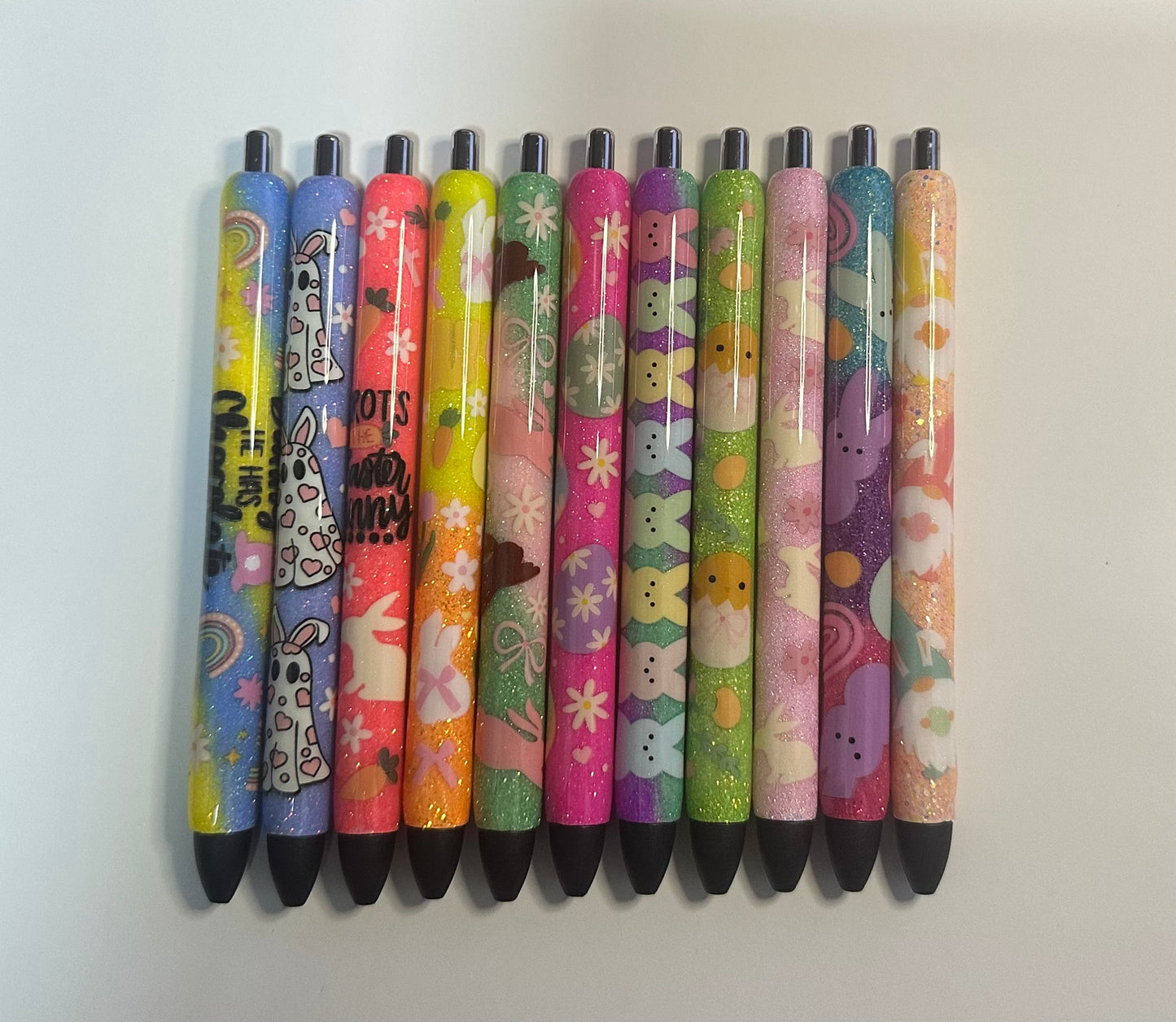 Easter Glitter Pens/ Epoxy Glitter Pens/Easter Gifts