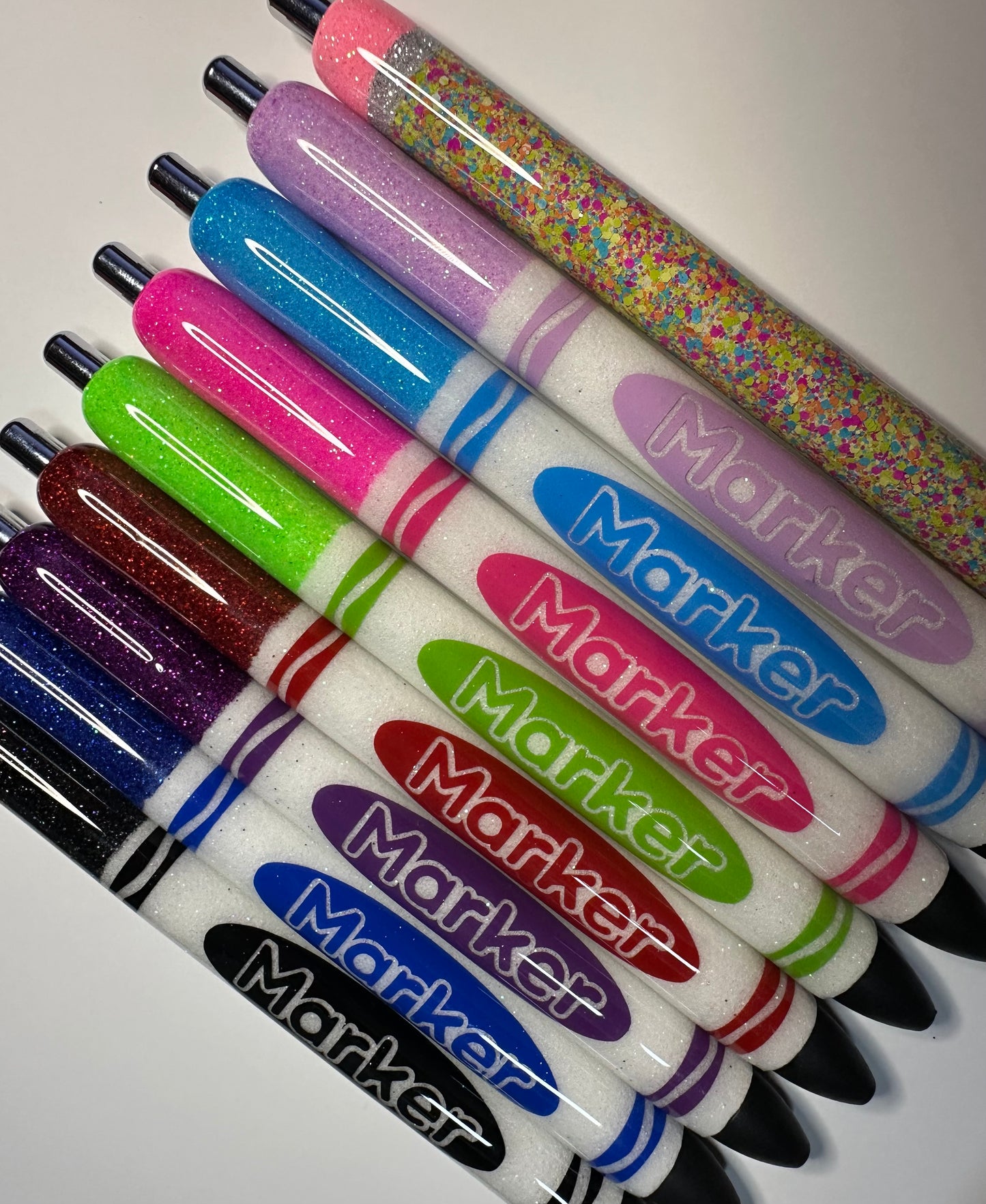Marker Glitter Pens/ Epoxy Pens/ Teacher Gifts