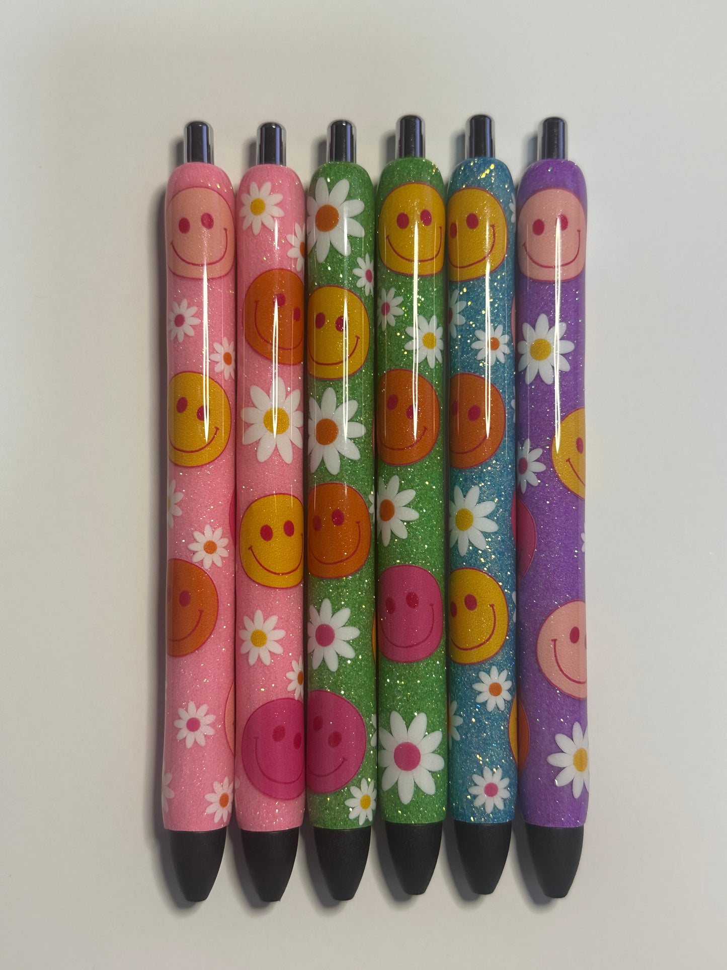 Smiley Face & Flower Pens