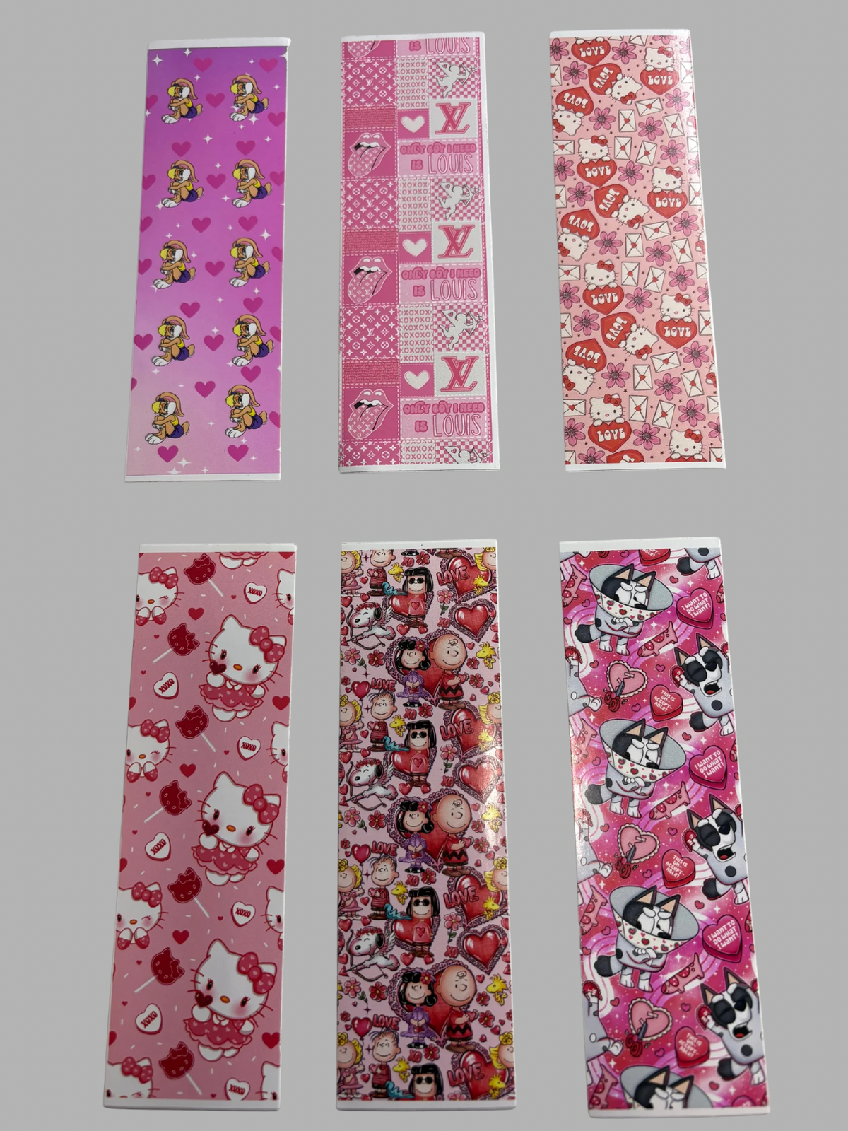 Valentine Character Pens Wraps
