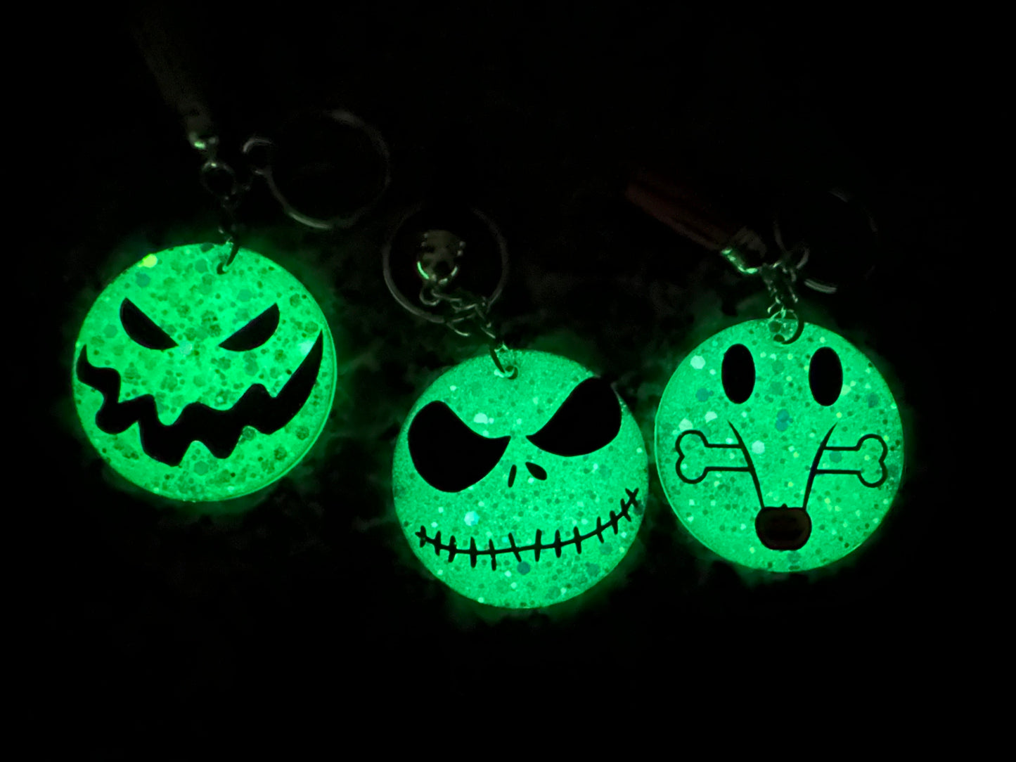 Glow In Dark Themed  NBC Keychains