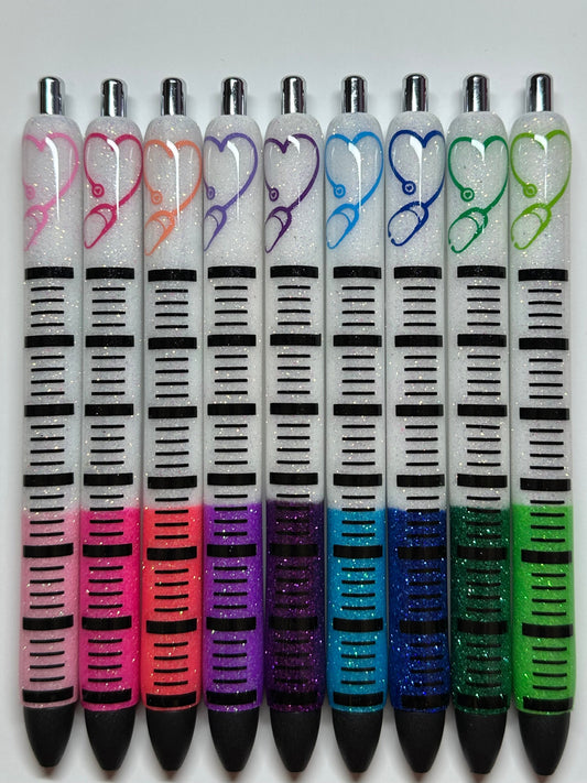 Medical Syringe Glitter Pens