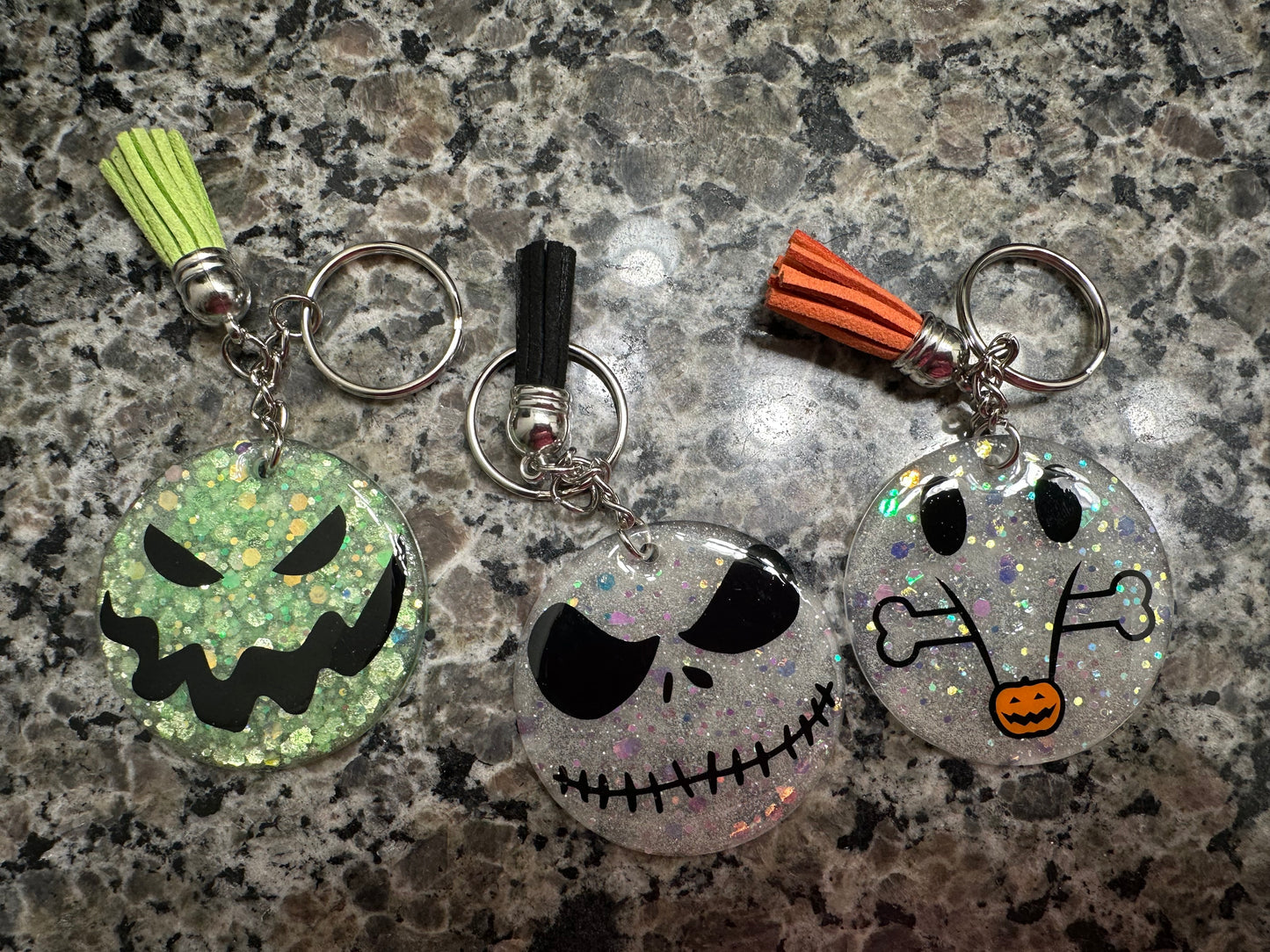 Glow In Dark Themed  NBC Keychains