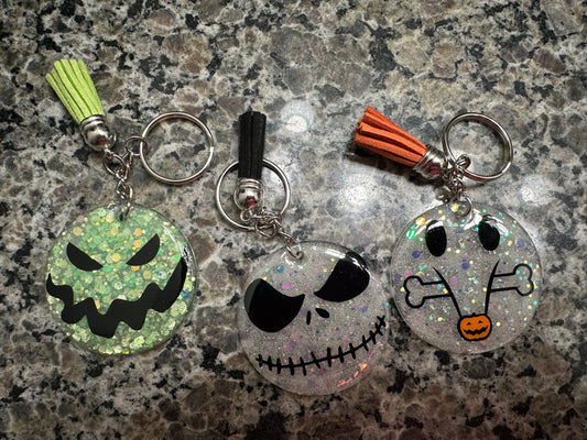 Glow In Dark Themed  NBC Keychains