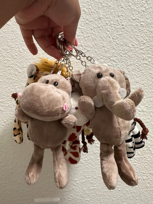 Animal Plush Keychains