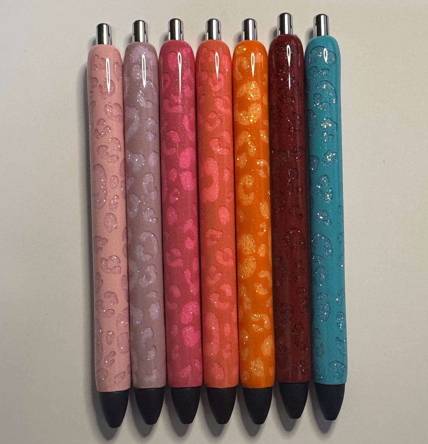 Peakaboo Cheetah Print Glitter Pens