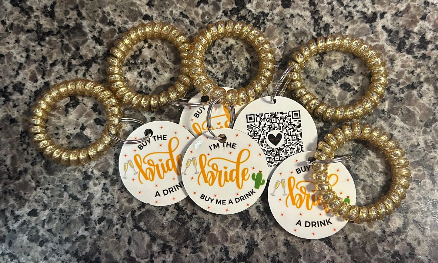 Champagne Cactus Design-Buy the Bride/Groom a Drink/Venmo/CashApp Bachelorette/Blachor Party-