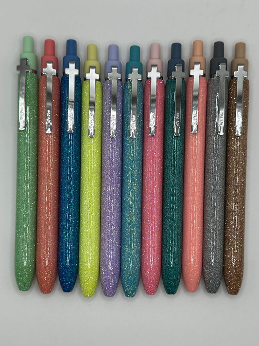 Cross Clip Glitter Pens