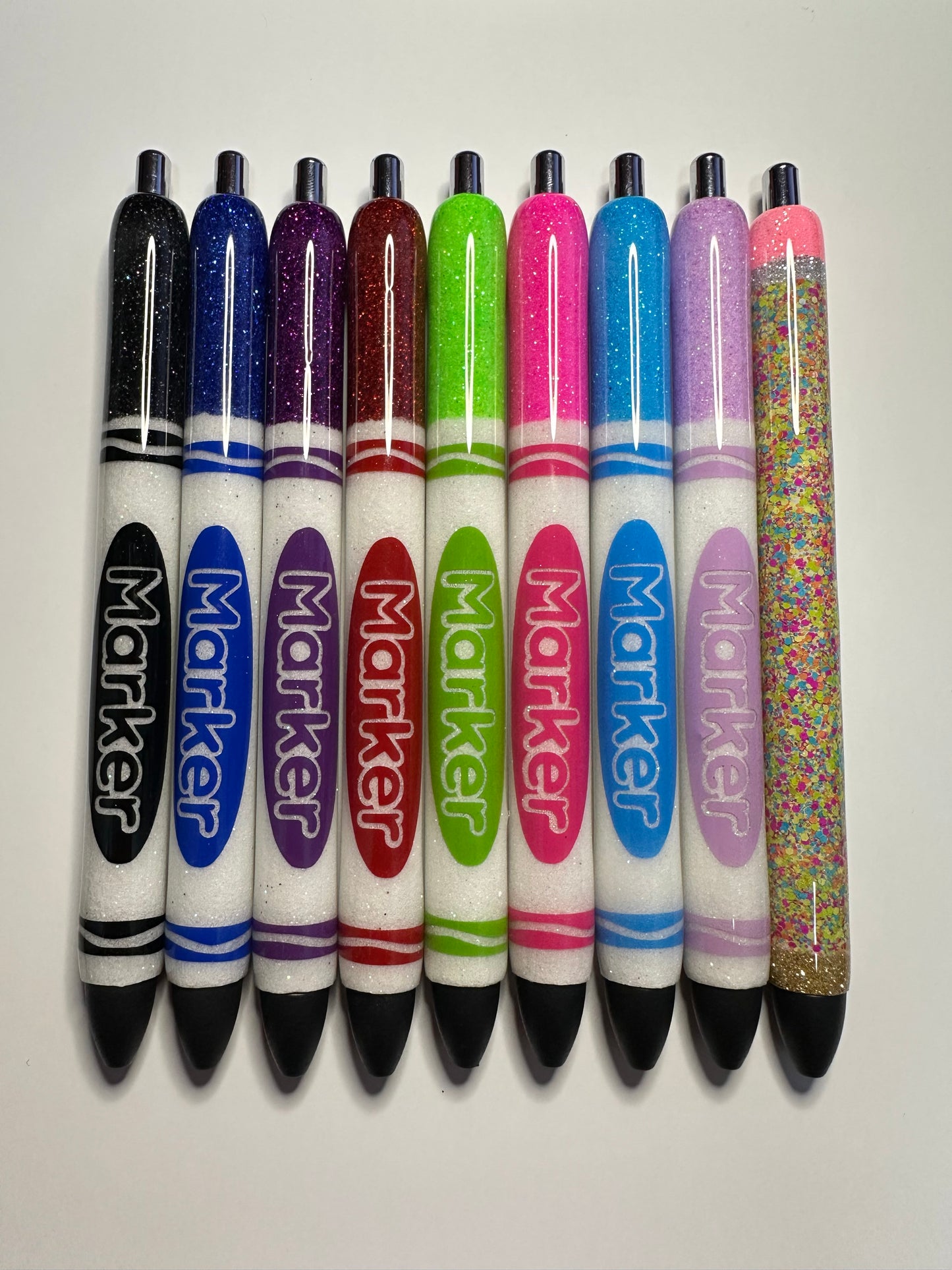 Marker Glitter Pens/ Epoxy Pens/ Teacher Gifts