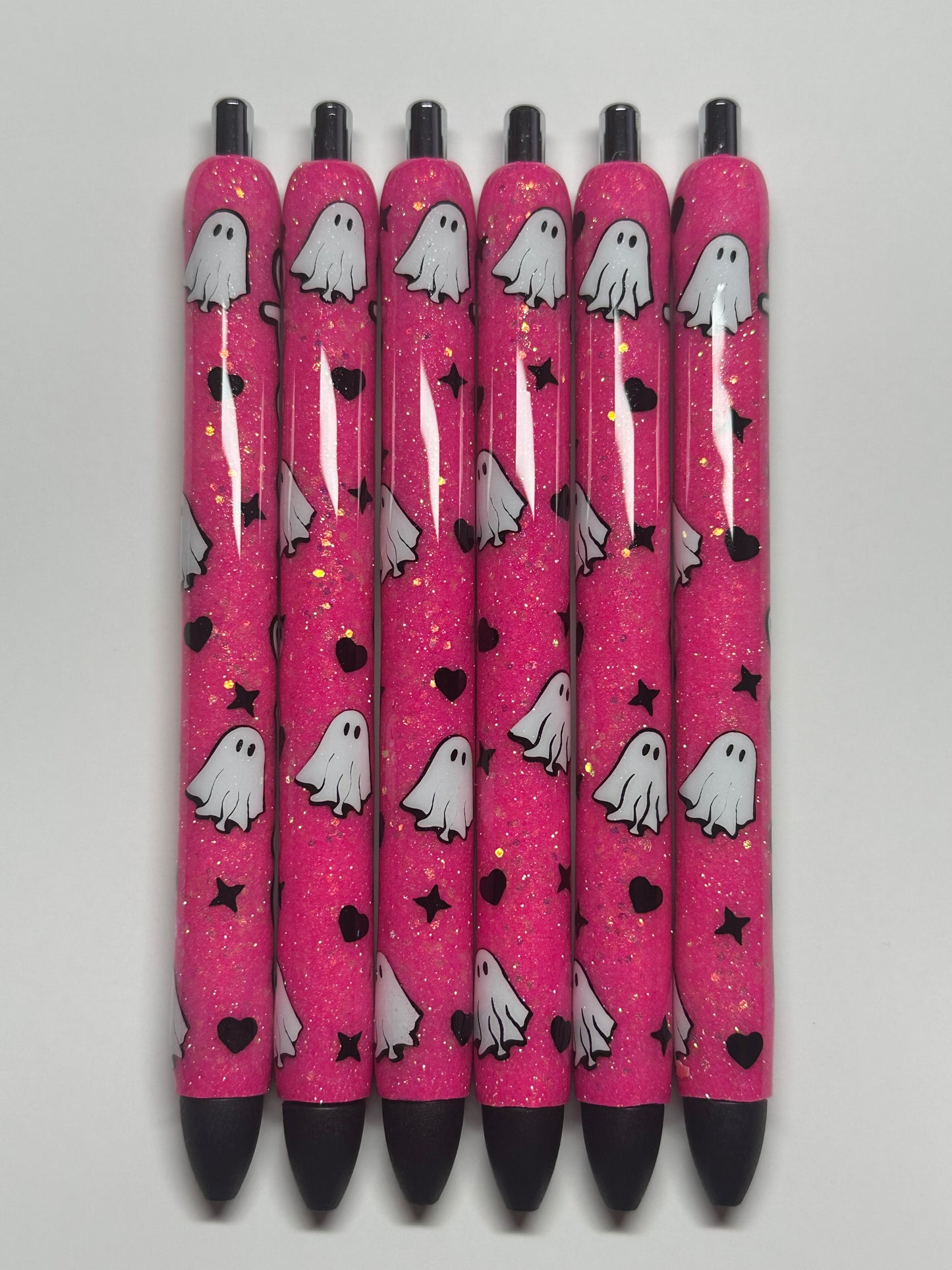 spooky babe pens  / Glitter Pens /Refillable Gel Pens