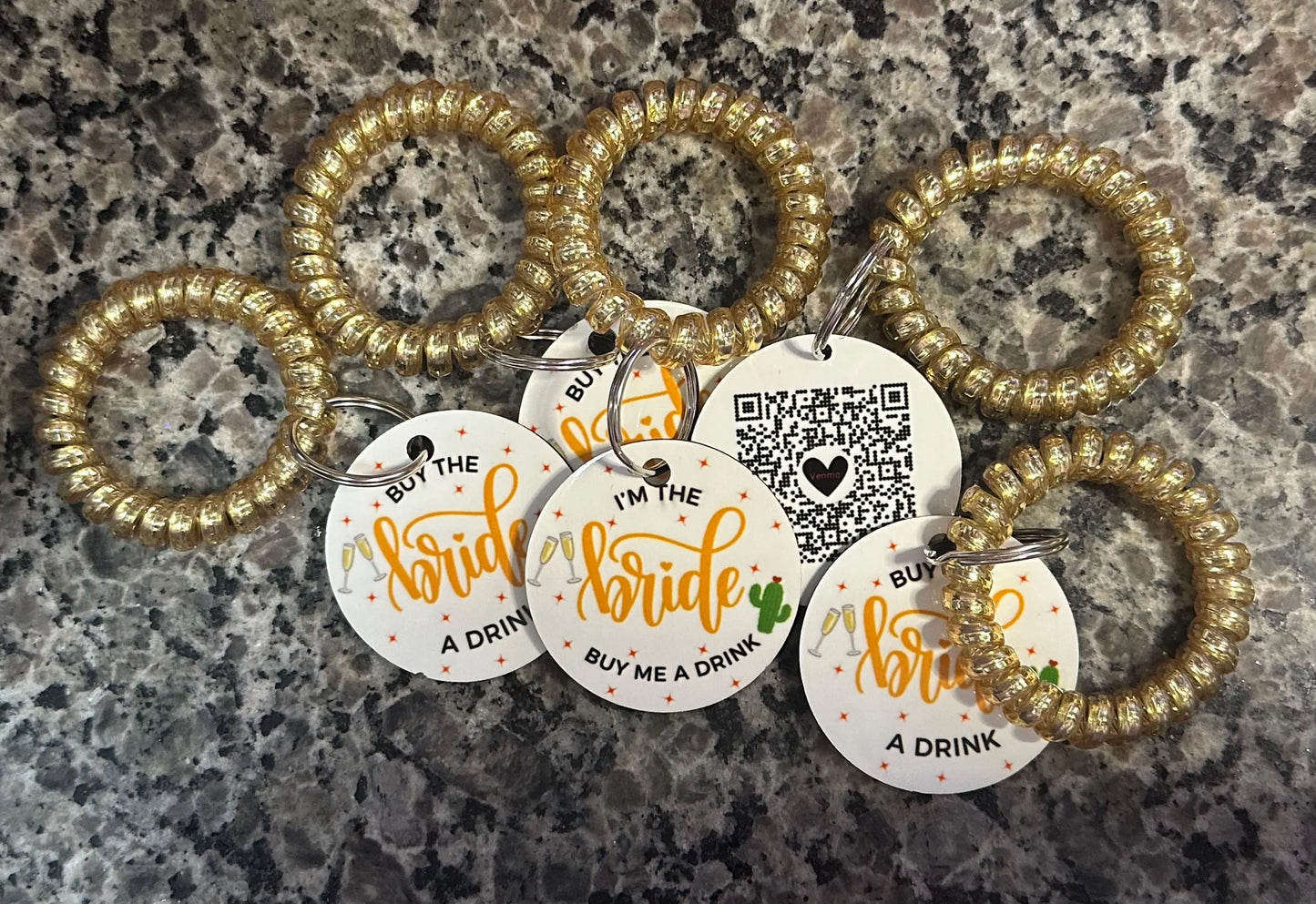 Champagne Cactus Design-Buy the Bride/Groom a Drink/Venmo/CashApp Bachelorette/Blachor Party-