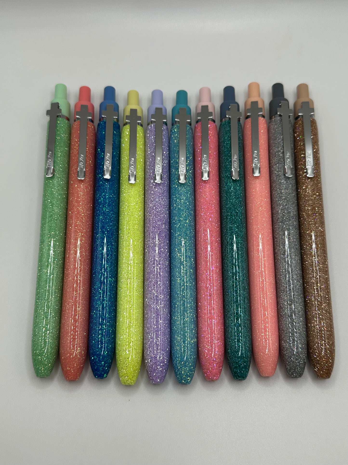 Cross Clip Glitter Pens