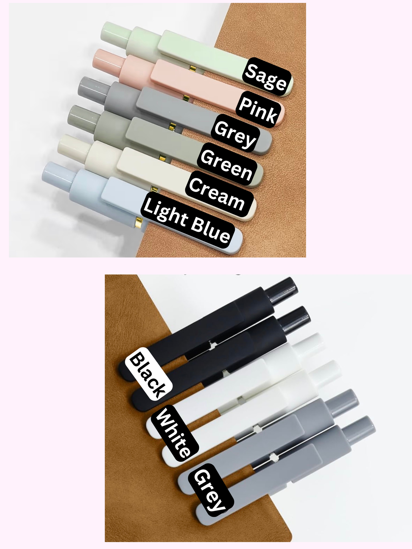 Clip Glitter Pens