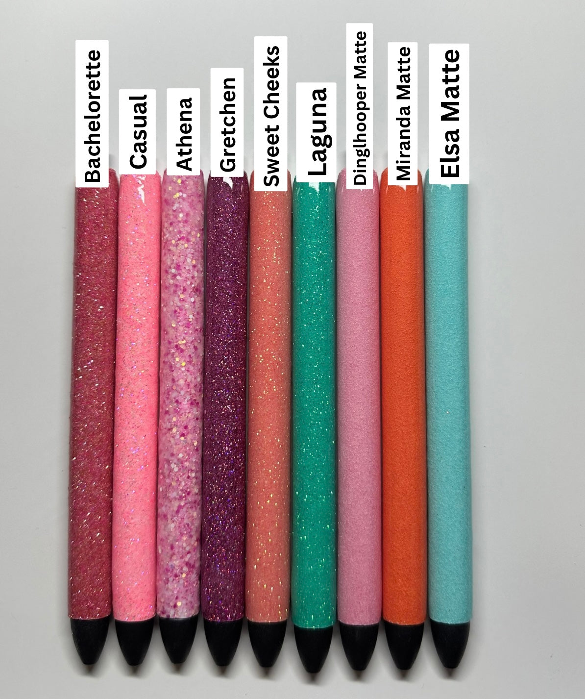 Crayon Pens| Personalized Glitter Pens | Cute Handmade Gifts