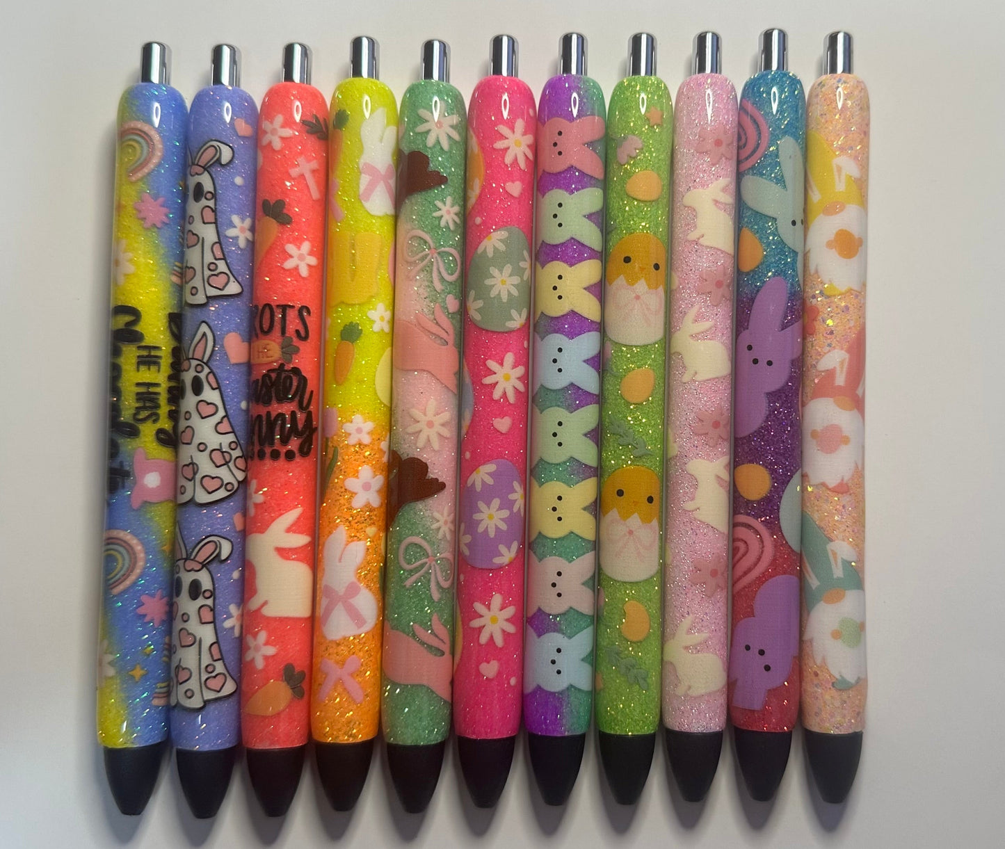Easter Glitter Pens/ Epoxy Glitter Pens/Easter Gifts