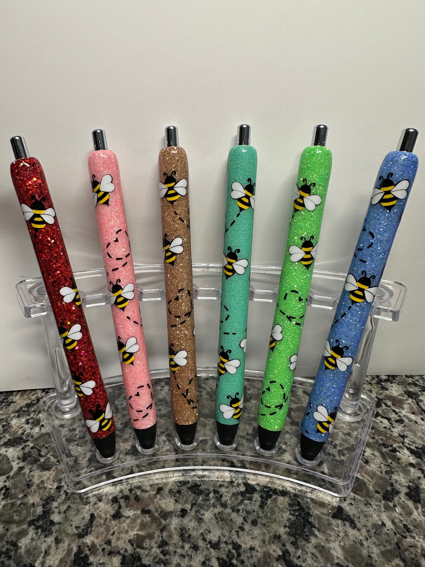 Bee Glitter Pens