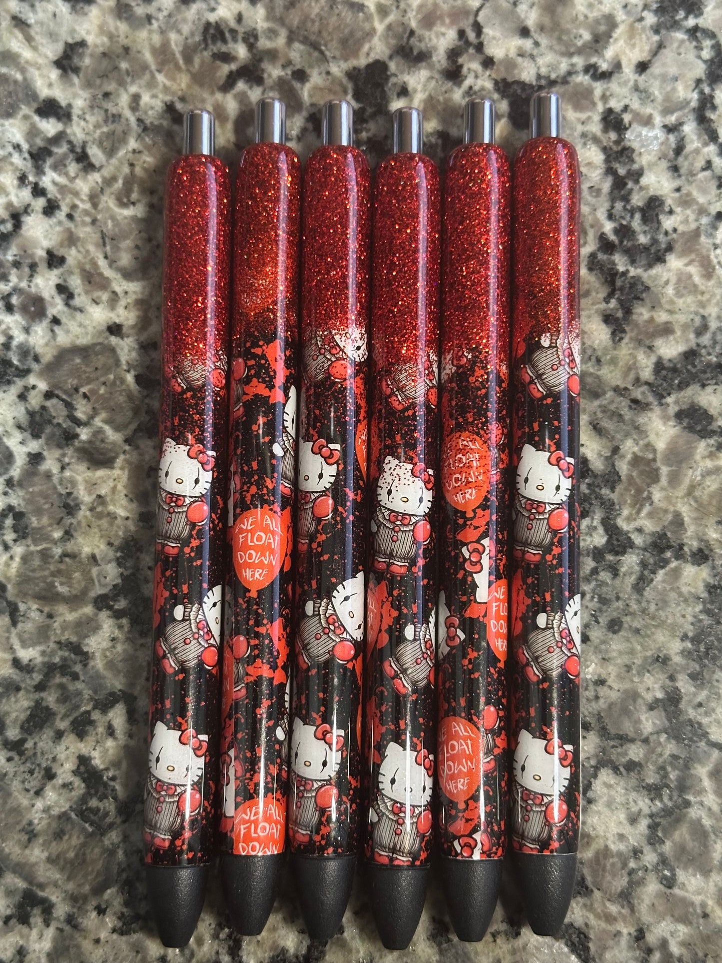 Cute Horror Pens/Glitter Pens /Refillable Gel Pens