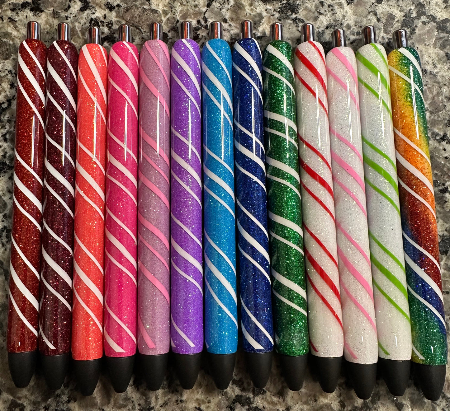 Candy Cane Pens