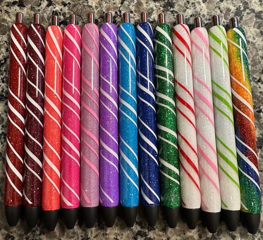 Candy Cane Pens