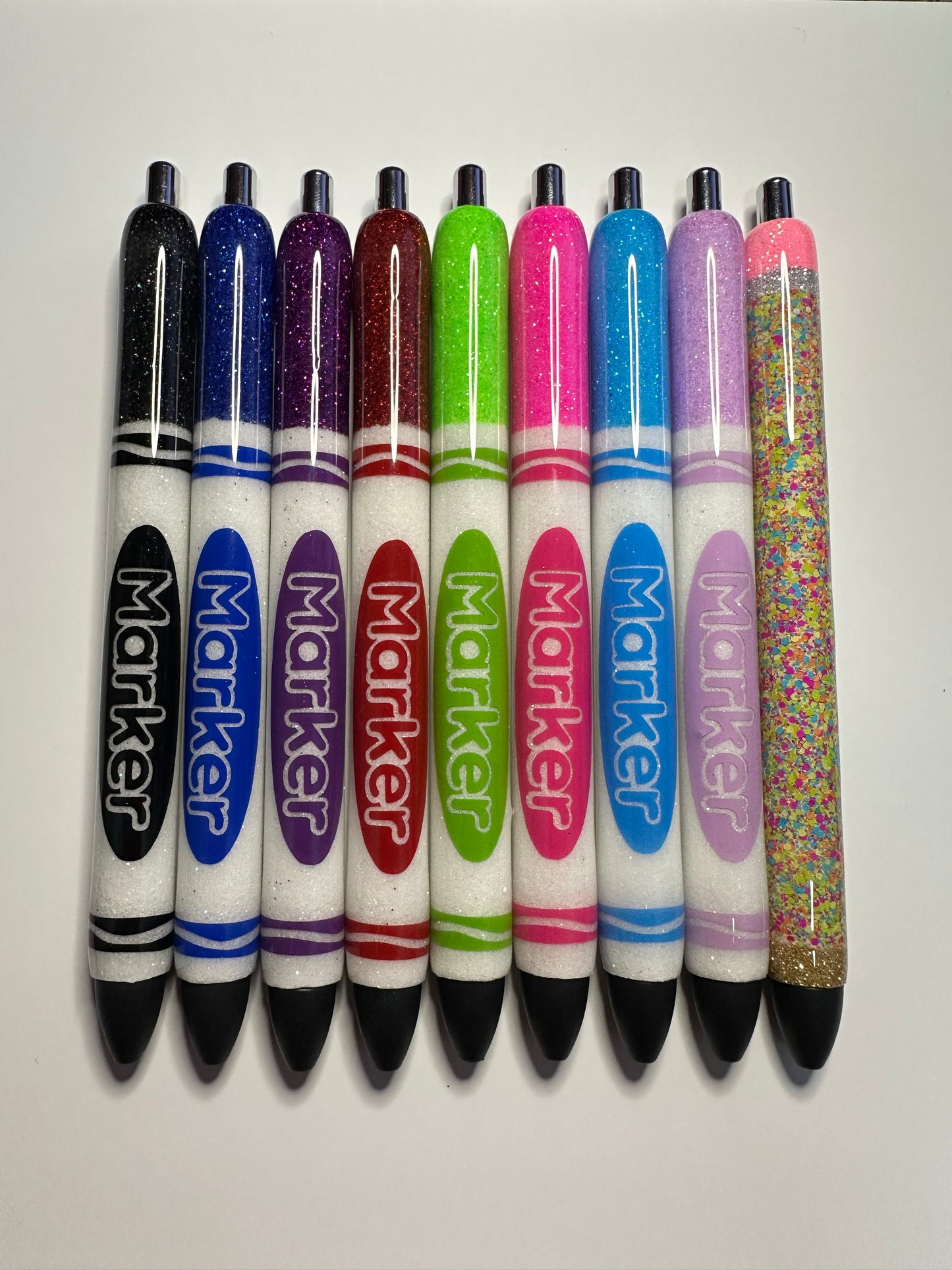Marker Glitter Pens/ Epoxy Pens/ Teacher Gifts