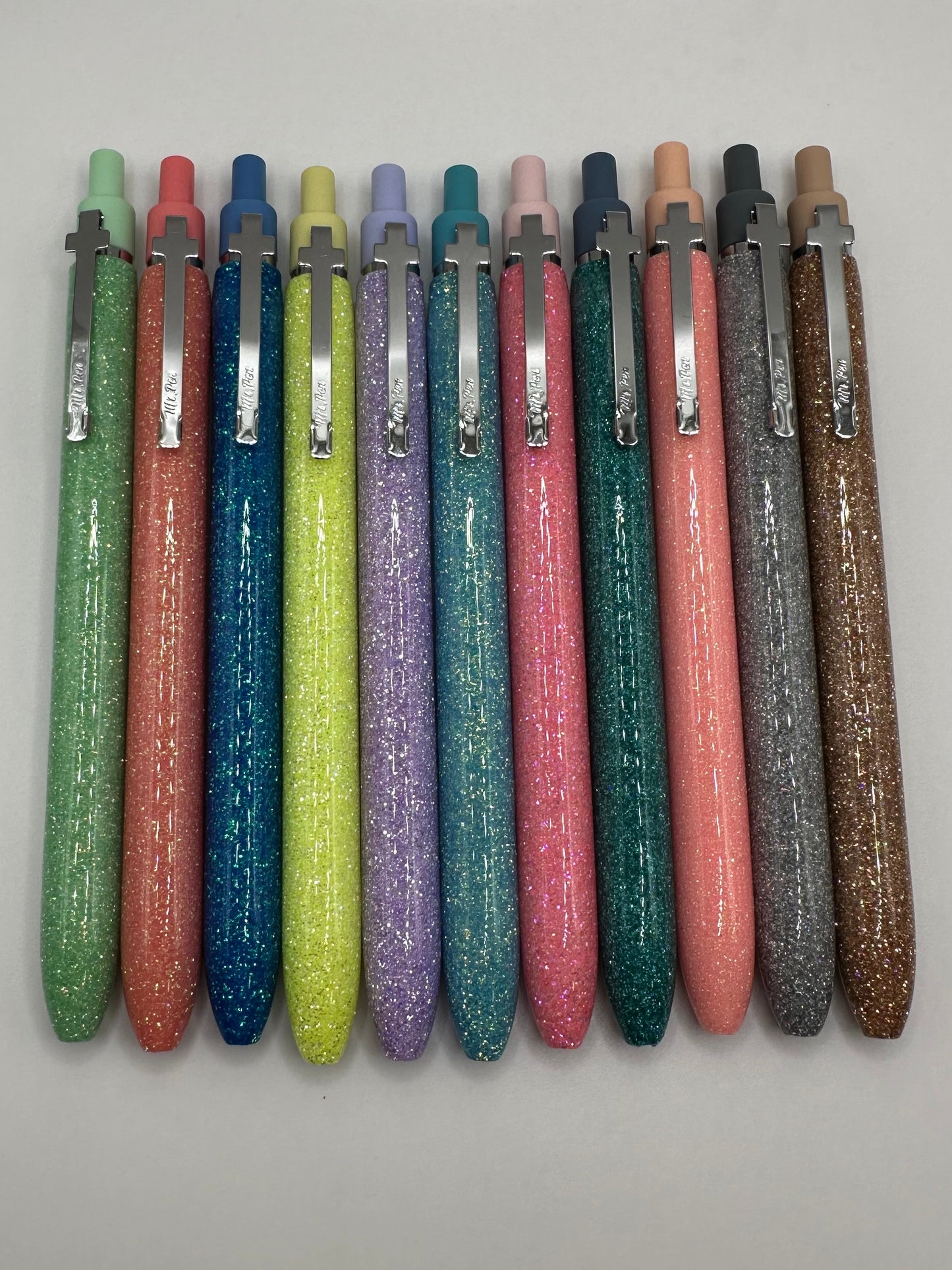 Cross Clip Glitter Pens