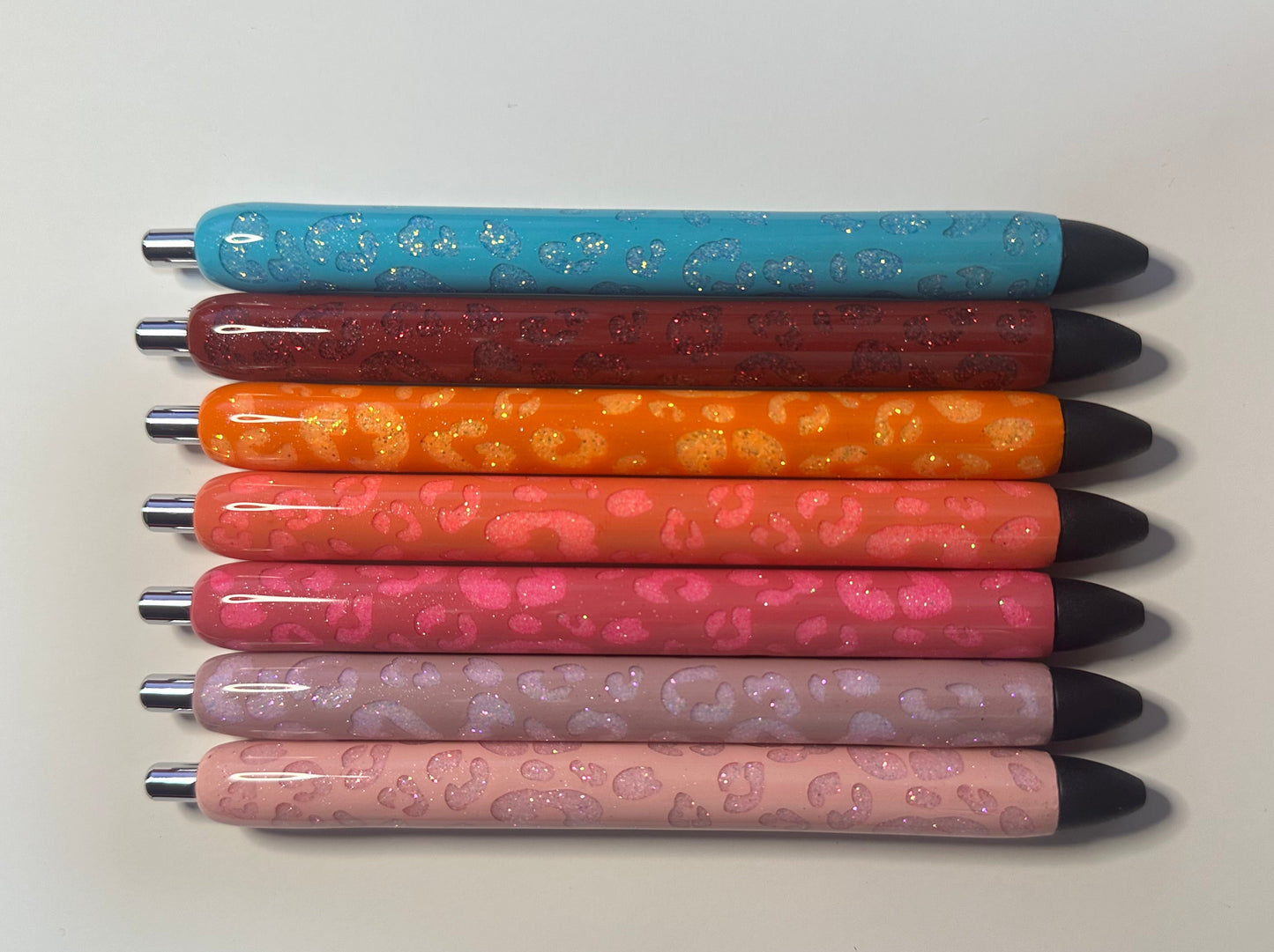 Peakaboo Cheetah Print Glitter Pens