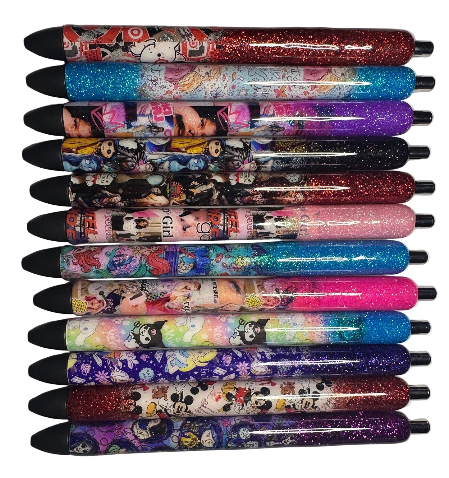 Cartoon Pens / Glitter Pens /Refillable Gel Pens