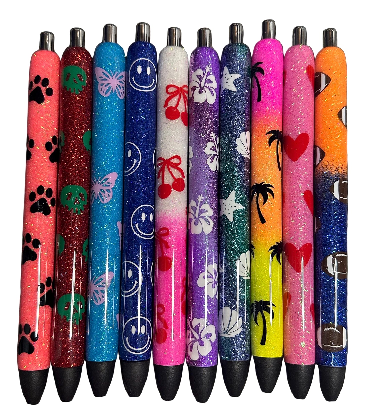 Create your own color cute design pen- Choose your own colors / Glitter Pens /Refillable Gel Pens