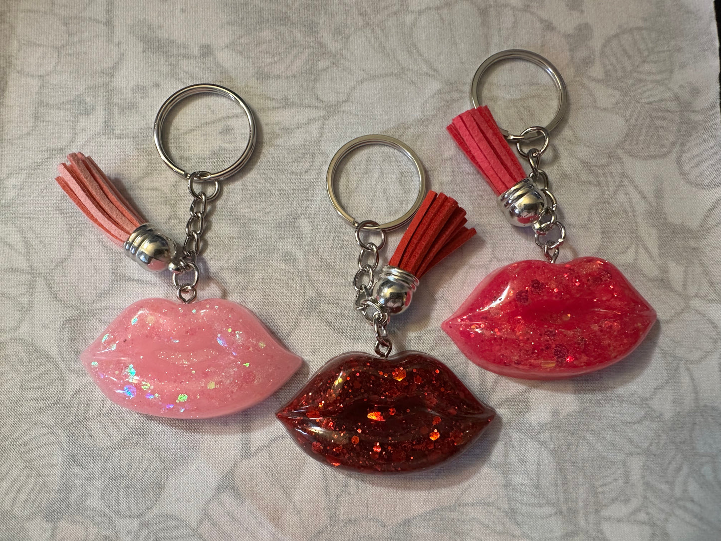 Lip keychain