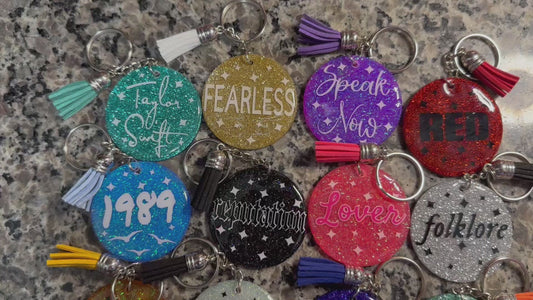 TS KeyChains / Glitter Keychains